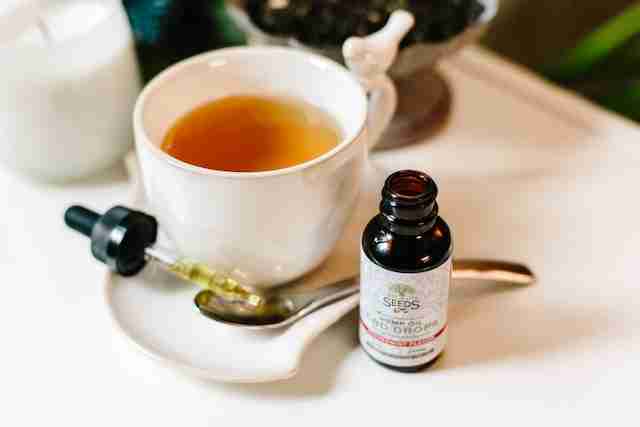 Strong CBD Cannabis Tea